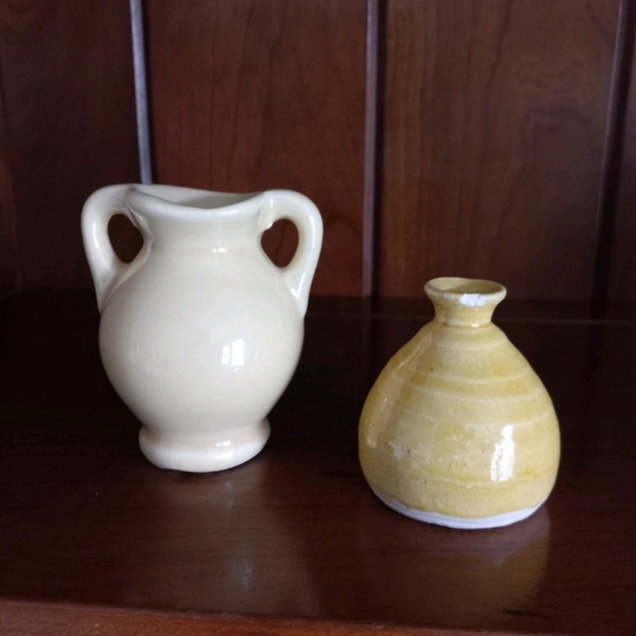 Handmade Multicolor Pottery Mini Vase Mixed Lot Mokiware Clay Ceramic - Picture 10 of 16